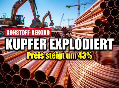 Kupferpreis auf Rekordjagd: Warum das rote Metall zum strategischen Schlüsselrohstoff avanciert
