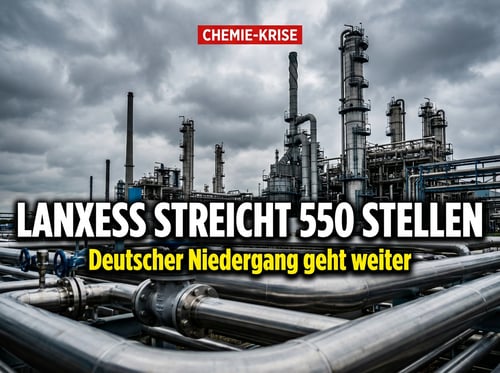 Lanxess im freien Fall: Chemie-Riese streicht hunderte Stellen – ein Symptom des deutschen Niedergangs