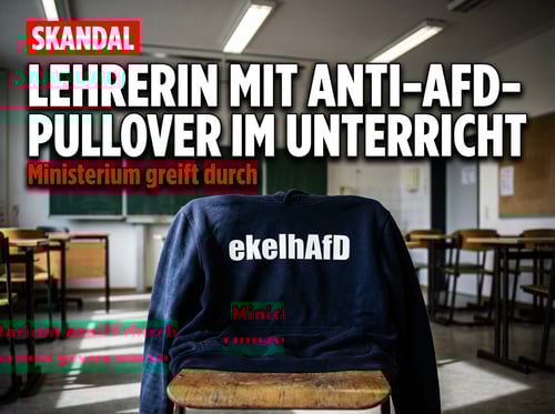 Lehrerin trägt „ekelhAfD"-Pullover im Unterricht – ein Skandal mit Ansage