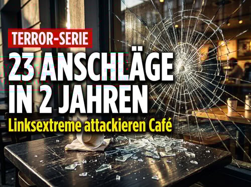 Linksextreme Terrorserie gegen christliches Café in Leipzig: 23 Anschläge in zwei Jahren