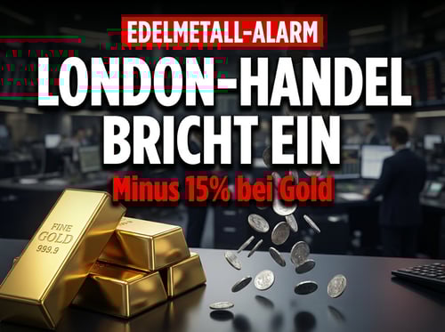 Londoner Edelmetallmarkt verzeichnet deutlichen Rückgang bei Gold- und Silbertransfers
