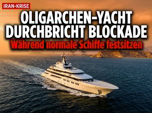 Luxus-Yacht eines russischen Oligarchen schlüpft durch die Iran-Blockade – Wie kann das sein?