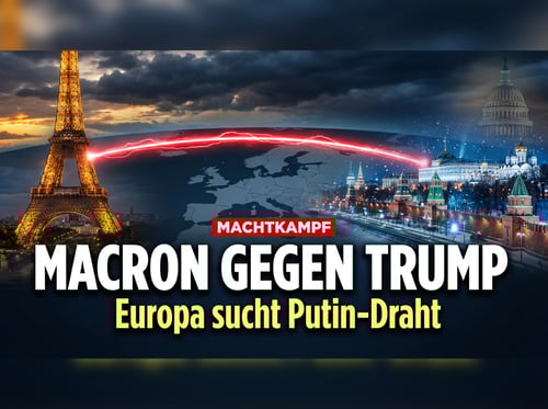 Macron sucht Draht zu Putin – und stellt sich gegen Trump