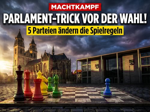 Magdeburger Machtmanöver: Fünf Parteien ändern vor der Wahl die Spielregeln
