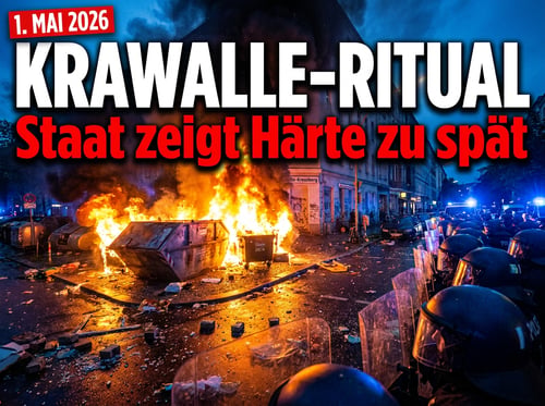 Mai-Krawalle 2026: Wenn der Staat erst dann Härte zeigt, wenn das Kind im Brunnen liegt