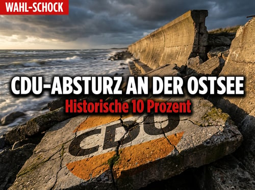 Mecklenburg-Vorpommern: Die CDU vor dem historischen Absturz – Merz' Quittung an der Ostsee