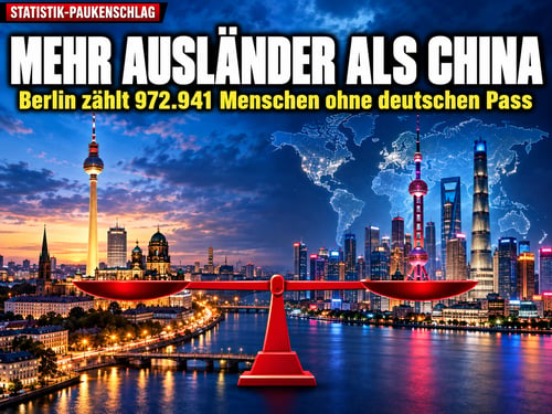 Mehr Ausländer als ganz China: Berlins Statistik-Paukenschlag!