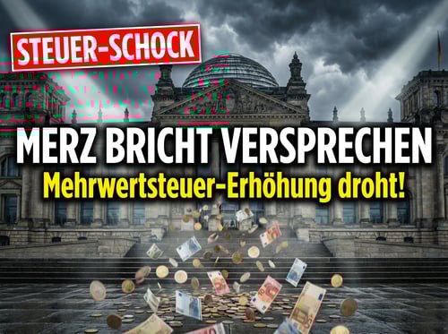 Merz bricht sein Versprechen: Mehrwertsteuererhöhung nicht mehr ausgeschlossen