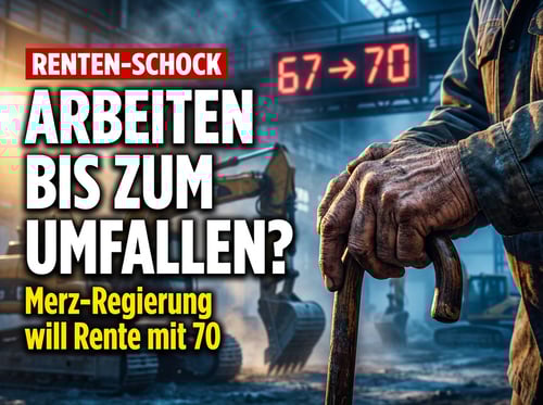 Merz-Regierung fordert: Deutsche sollen bis zum Umfallen schuften – Rente erst im Greisenalter?