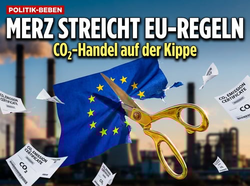 Merz will Europa deregulieren – und stellt sogar das CO₂-Handelssystem zur Disposition