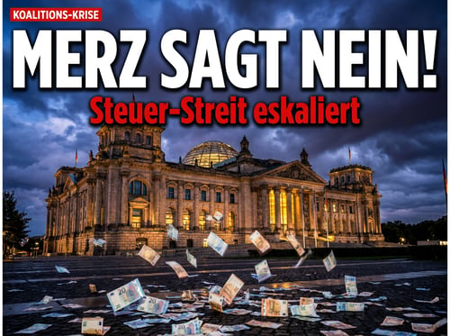 Merz zeigt Zähne – endlich? Kanzler stellt sich gegen SPD-Steuerpläne