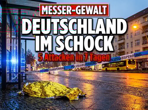 Messer-Epidemie in Deutschland: Wenn Blutlachen zur traurigen Normalität werden