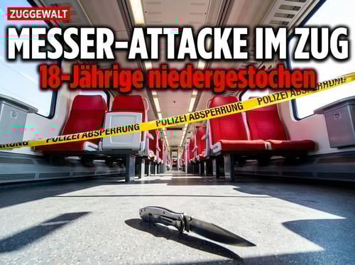 Messerattacke in Regionalbahn: Junge Frau im Saarland niedergestochen