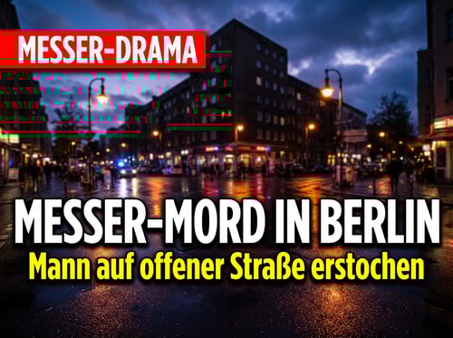 Messermord in Berlin-Wedding: Junger Mann am helllichten Abend auf offener Straße erstochen