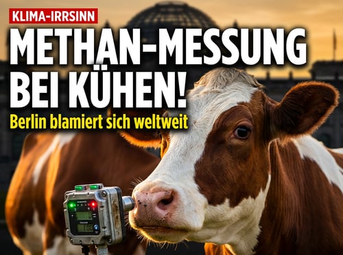 Methan-Messprogramm für Kühe: Berlin erklärt den Rindviechern den Krieg