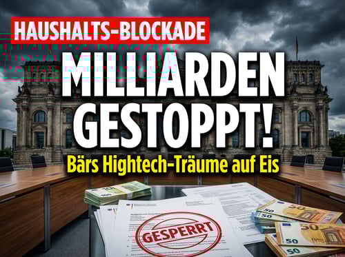 Milliarden-Blockade: Haushaltsausschuss stoppt Bärs Hightech-Träume