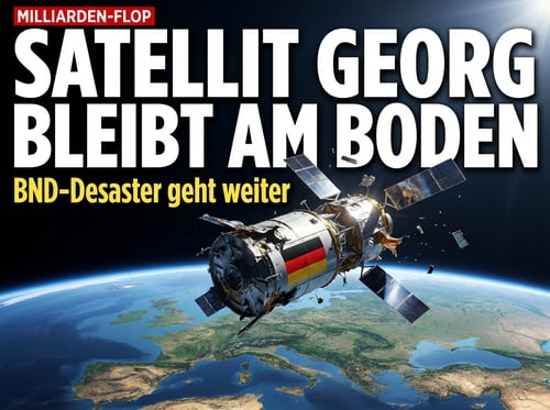 Milliarden-Debakel im All: BND-Satellit „Georg" wird zum Symbol deutscher Unfähigkeit