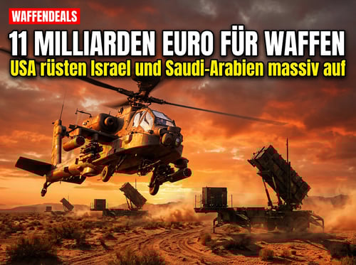 Milliardenschwere Waffendeals: Washington rüstet Israel und Saudi-Arabien massiv auf