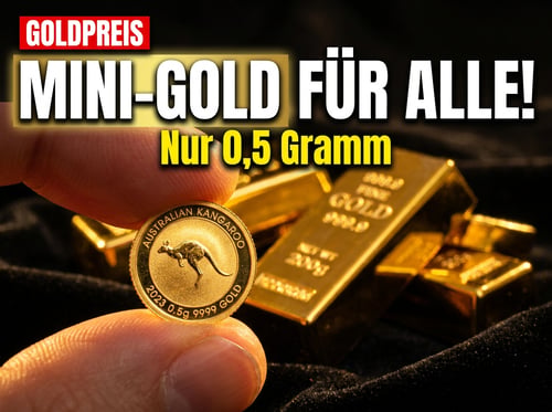 Mini-Känguru aus der Perth Mint: Wenn ein halbes Gramm Gold zum Statement wird