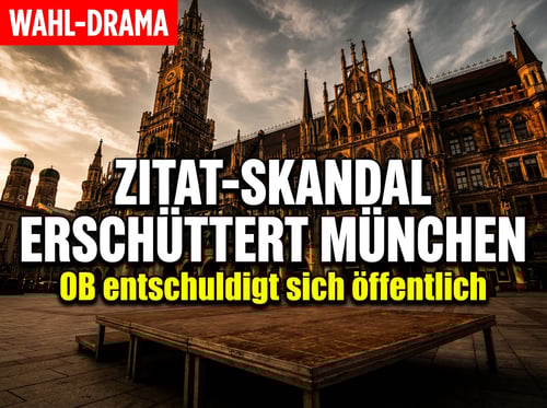 Münchens OB stolpert über ein Fredl-Fesl-Zitat – und die Empörungsmaschinerie läuft auf Hochtouren