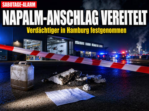 Napalm-Fund in der Slowakei: Zugriff auf Saboteur-Verdächtigen in Hamburg