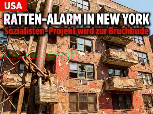 New Yorks sozialistischer Bürgermeister preist verwahrloste Bruchbude als Vorbild für seine Wohnungspolitik