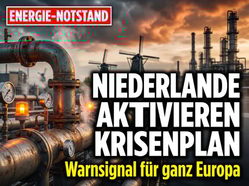 Niederlande zünden Energie-Notfallplan: Erste Stufe aktiviert – ein Warnsignal für ganz Europa