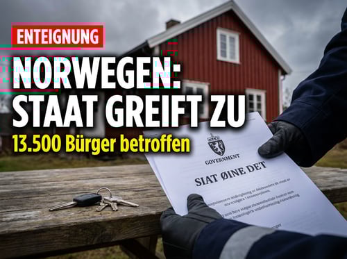 Norwegen bereitet Bürger auf Enteignung vor: Wenn der Staat nach Haus und Auto greift