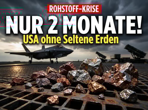 Nur noch zwei Monate: Amerikas Seltene-Erden-Vorräte schmelzen wie Schnee in der Sonne