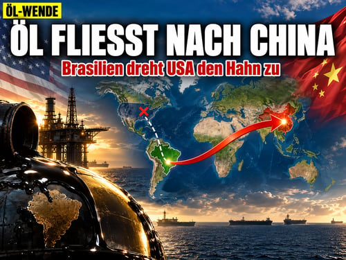 Öl-Beben: Brasilien lässt die USA stehen und beliefert jetzt China!