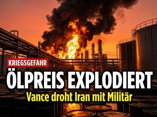 Ölpreis schießt nach oben: Vance droht Iran mit Krieg – steht der Nahe Osten vor der Eskalation?