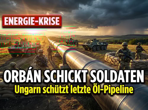 Orbán macht Ernst: Ungarns Armee soll Europas letzte Öl-Lebensader schützen