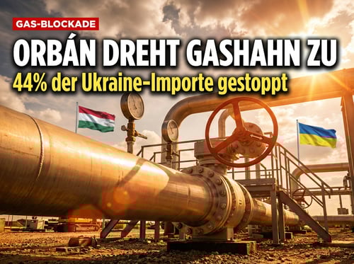 Orbans Machtpoker: Ungarn dreht der Ukraine den Gashahn zu