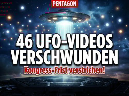 Pentagon verpasst Frist: 46 geheime UFO-Videos bleiben unter Verschluss