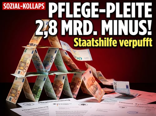 Pflegeversicherung vor dem Kollaps: Milliardenloch trotz staatlicher Notinfusionen