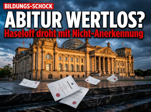 Politische Drohkulisse: Haseloff stellt Abiturzeugnisse aus AfD-regierten Ländern infrage
