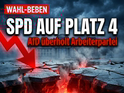 Politisches Beben im Westen: SPD stürzt in NRW auf Platz vier – AfD überholt die einstige Arbeiterpartei