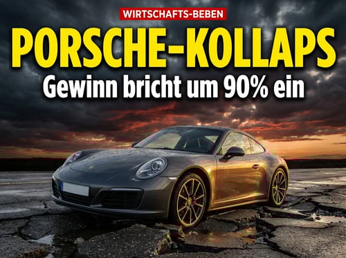 Porsche am Abgrund: Gewinneinbruch von 90 Prozent zwingt Stuttgarter Ikone in die Knie