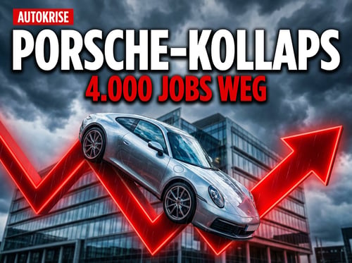 Porsche im Sturzflug: 4.000 Jobs auf der Kippe und die Führungsetage bricht zusammen