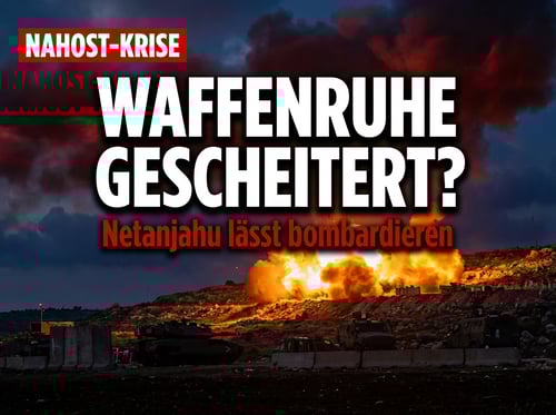 Pulverfass Nahost: Netanjahu lässt Hisbollah-Stellungen bombardieren – Waffenruhe nur Makulatur?