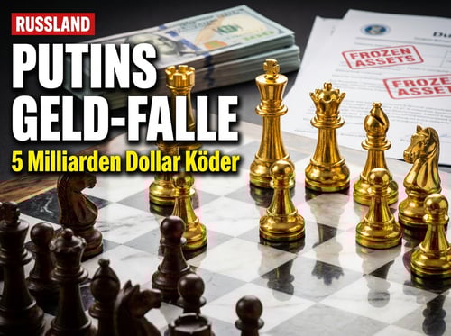 Putins fragwürdiges Friedensangebot: Eingefrorene Milliarden als Köder für Trump