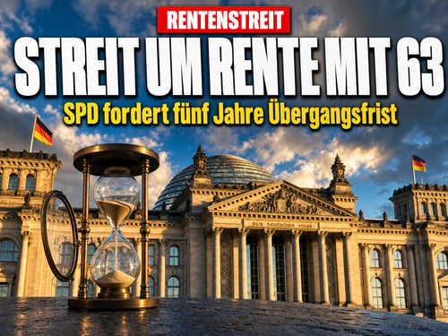 Rentenstreit eskaliert: SPD will Frührente fünf Jahre länger retten