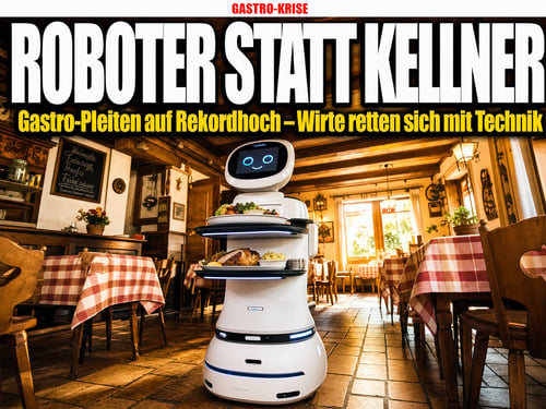 Roboter statt Kellner: Wie das Dorf-Gasthaus sich selbst rettet