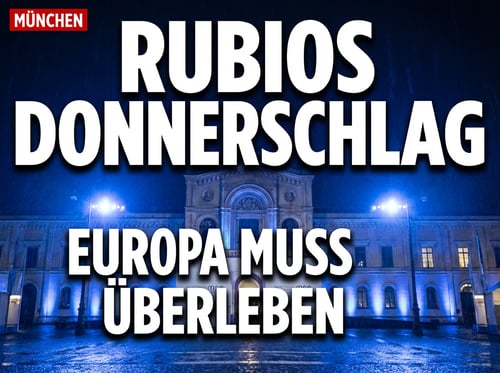 Rubios Donnerschlag in München: „Niedergang ist eine Entscheidung"