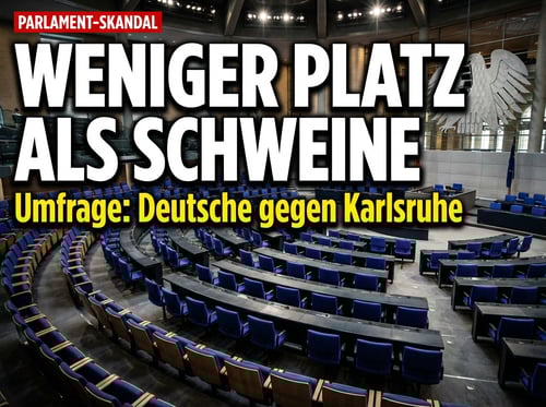 Saalstreit im Bundestag: Deutsche stellen sich gegen Karlsruhe – und gegen die SPD
