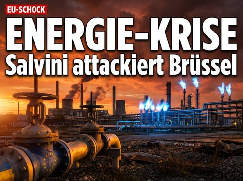 Salvinis Frontalangriff auf Brüssel: Italiens Vizepremier fordert Ende des Energie-Wahnsinns