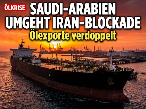 Saudi-Arabien umgeht die Straße von Hormuz: Ölexporte über das Rote Meer explodieren