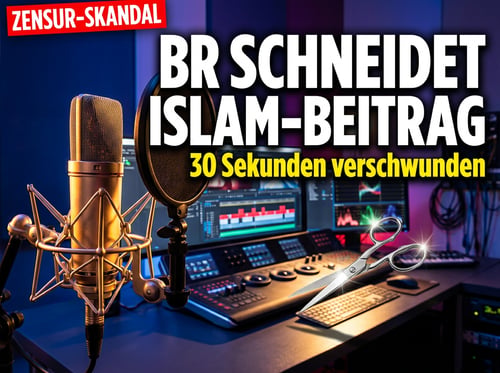 Schere im Kopf: Bayerischer Rundfunk schneidet brisante Islamismus-Passagen aus Ruhs-Sendung