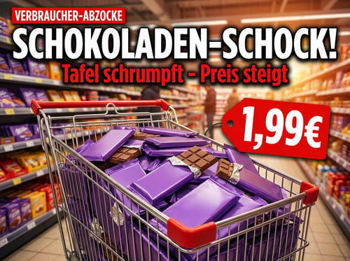 Schokoladen-Schock im Regal: Wie Markenkonzerne Verbraucher mit Tricks zur Kasse bitten