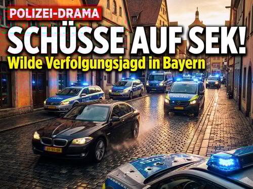 Schüsse auf Spezialkräfte: Türkische Staatsangehörige liefern sich wilde Verfolgungsjagd mit der Polizei
